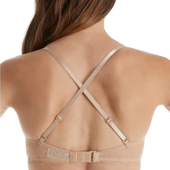 Calvin Klein Seductive Comfort Lace Demi Lift Multiway Bra Nude 30D NWT QF1444 - Picture 4 of 5